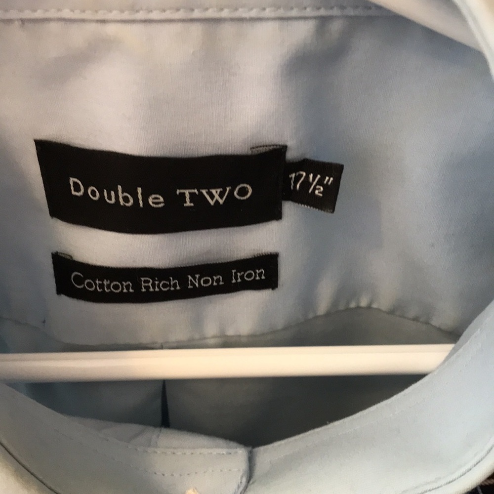 Double Two Dress Shirt with Matching Tie - Picture 2 of 4